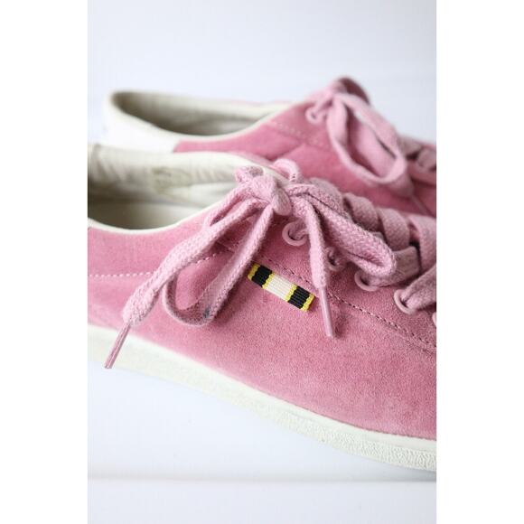 Aprix Men's 41 US 8 Suede Sneakers Lace Up Pink Made In Portugal - Picture 9 of 12